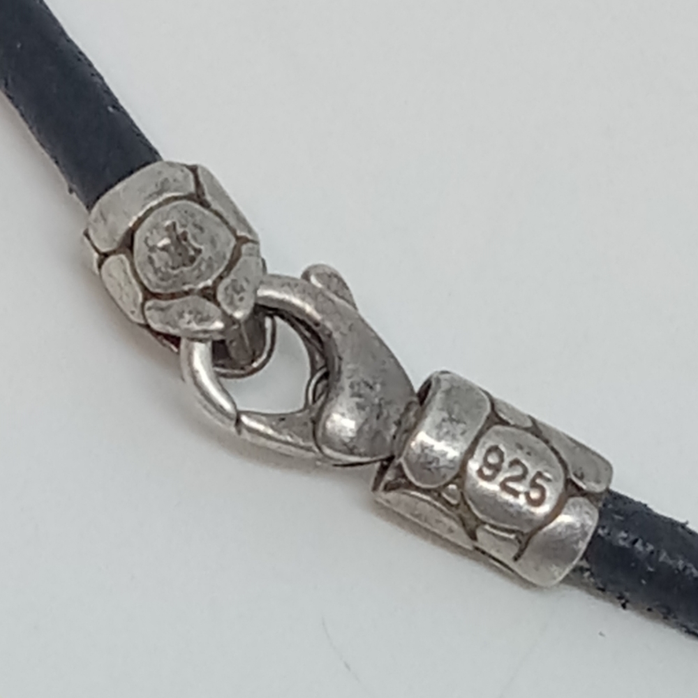 * John Hardy Kali pebble slide 925 sterling silver necklace 15.5" - Picture 5 of 5